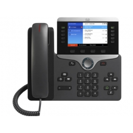 CP-8861-K9 Cisco IP телефон 5 линий SIP, 2 x GE PoE, LCD 800х480 Color, 2 x USB, 3,5 mm