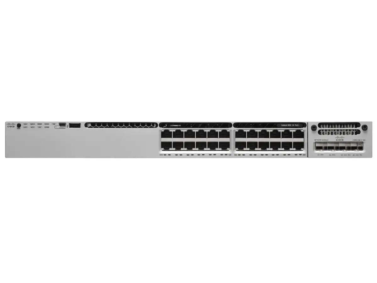 WS-C3850-24T-S Cisco Catalyst сетевой коммутатор на 24 x GE RJ-45, IP Base WS-C3850-24T-S Cisco Catalyst сетевой коммутатор на 24 x GE RJ-45, IP Base