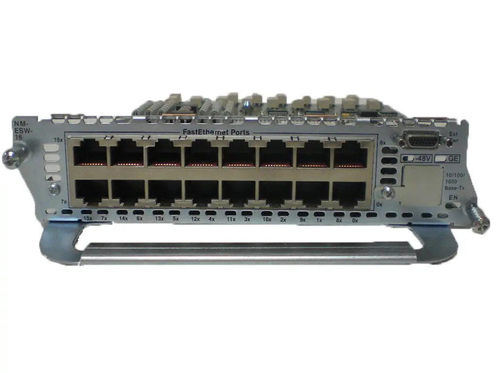 Модуль маршрутизатора Cisco NM-16ESW с 16-ю RJ-45 портами