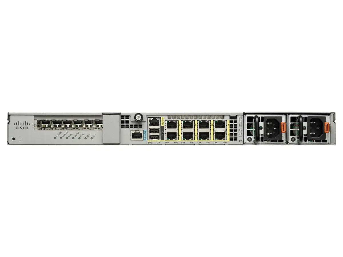 ASA5555-FPWR-K8 Cisco ASA 5555-X FirePOWER межсетевой экран, 8 x GE RJ-45, 5000 IPSec VPN, 120Gb SSD