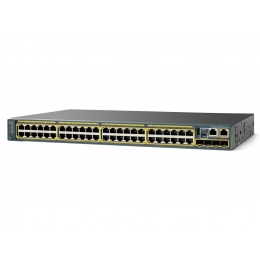 WS-C2960S-48TD-L Cisco Catalyst сетевой коммутатор на 48 x GE RJ-45, 2 x SFP+, LAN Base