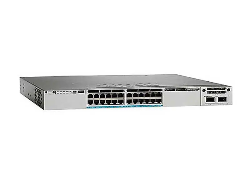 WS-C3850-24XU-L Cisco Catalyst сетевой UPoE коммутатор на 24 x 10 GE (580W), LAN Base