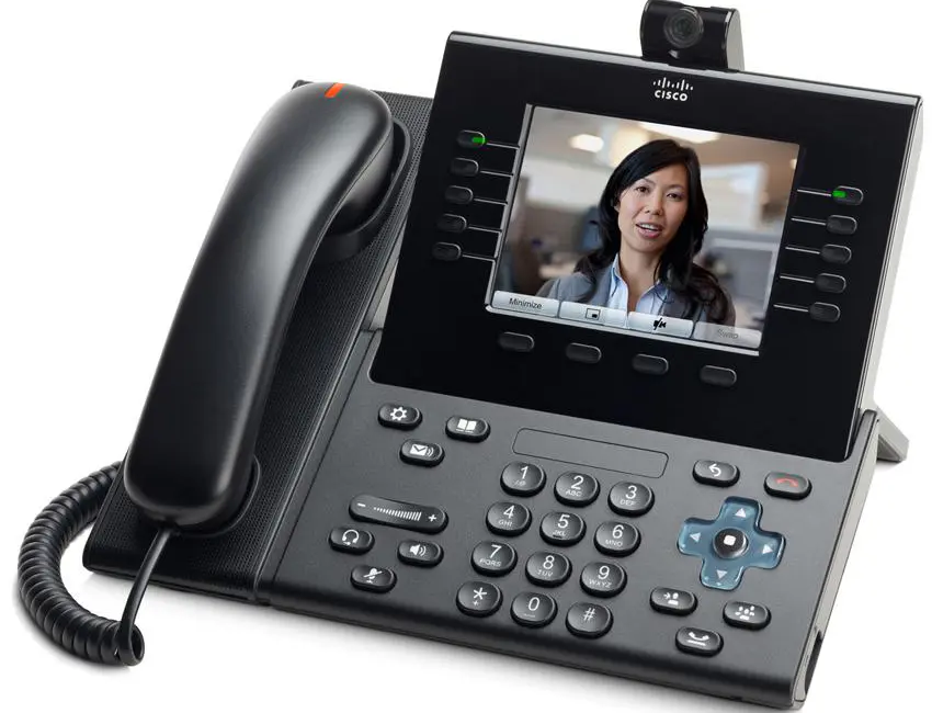 CP-9951-C-CAM-K9 Cisco IP видеотелефон, 5 линий, 2 x GE RJ-45, Color LCD 640х480, SIP, PoE