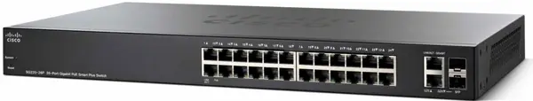 Коммутатор PoE Cisco SB SG220-26P-K9-EU