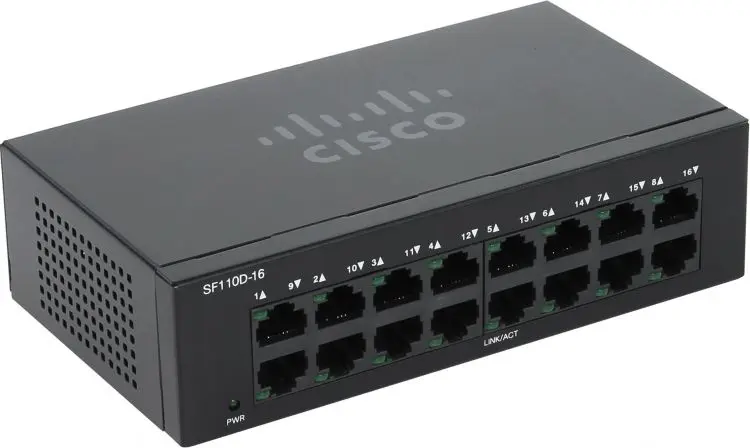 Коммутатор неуправляемый Cisco SB SF110D-16-EU Коммутатор неуправляемый Cisco SB SF110D-16-EU