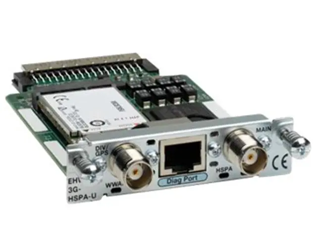 EHWIC-3G-HSPA-U Cisco модуль EHWIC интерфейсный GSM 3G 2 x TNC male, для Cisco ISR G2