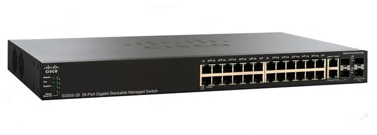 Коммутатор PoE Cisco SB SG350-28MP-K9-EU