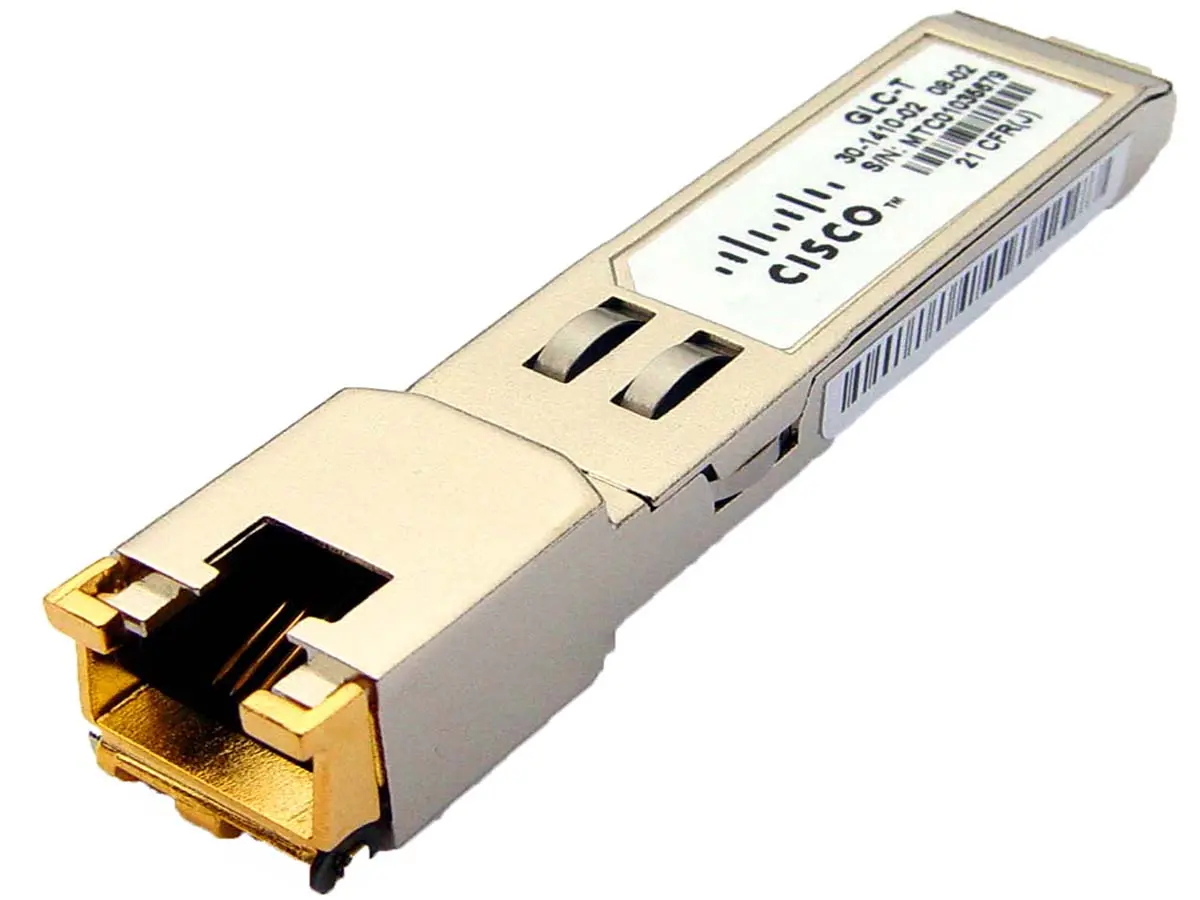 GLC-TE Cisco медный SFP трансивер 1000BASE-T (GE RJ-45 до 100 м)