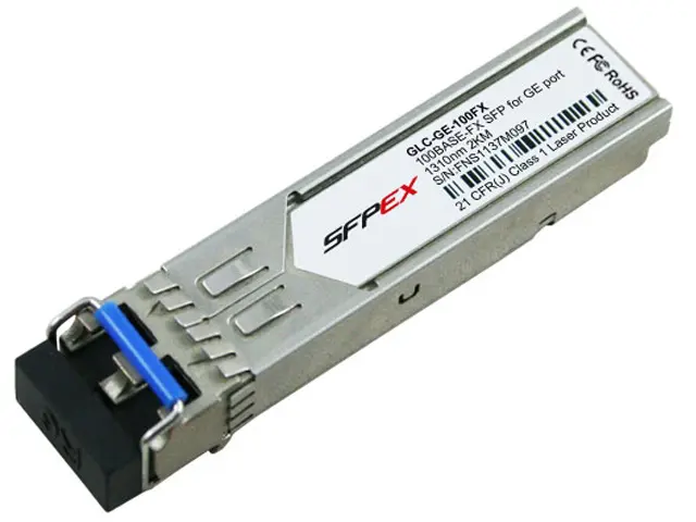 GLC-GE-100FX Cisco оптический SFP трансивер 100BASE-FX, MMF, 1310nm, до 2км