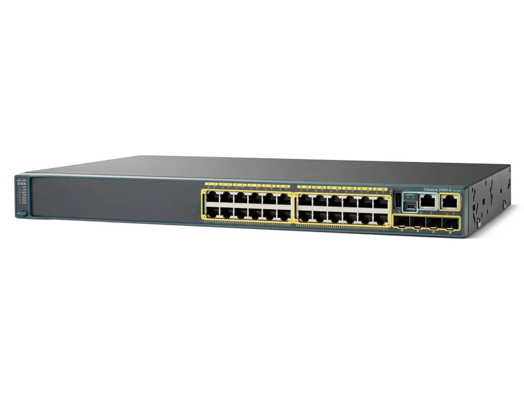 WS-C2960S-24TS-S Cisco Catalyst сетевой коммутатор 24 x GE RJ-45, 2 x SFP, LAN Lite WS-C2960S-24TS-S Cisco Catalyst сетевой коммутатор 24 x GE RJ-45, 2 x SFP, LAN Lite