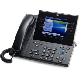 CP-8961-CL-K9 Cisco IP телефон, 5 линий SIP, 2 x GE PoE, LCD 640х480 Color, 2 x USB