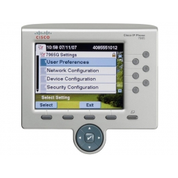 CP-7975G IP телефон, 8 линий SIP\SCCP, 2 x GE PoE, LCD 320х240 Touch  Color, гарнитура RJ-9