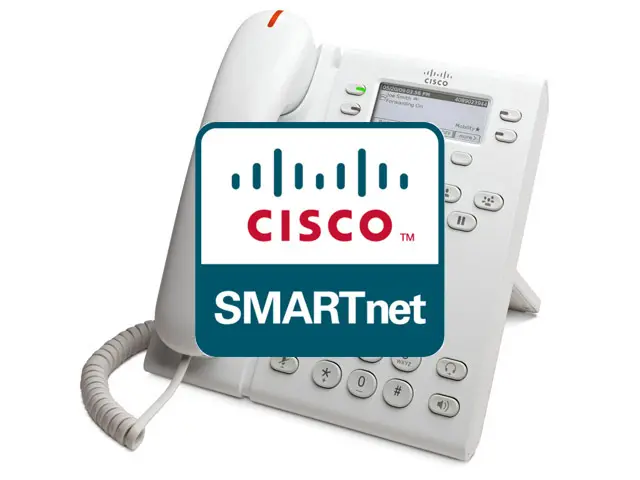 CON-SNT-41WK Cisco SMARTnet сервисный контракт IP телефона Cisco 6941-W 8X5XNBD 1год
