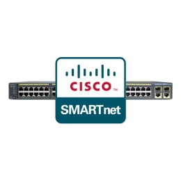 CON-SNT-3560X4PS Cisco SMARTnet сервисный контракт коммутатора Catalyst WS-C3560X-48P-S 8X5XNBD 1год