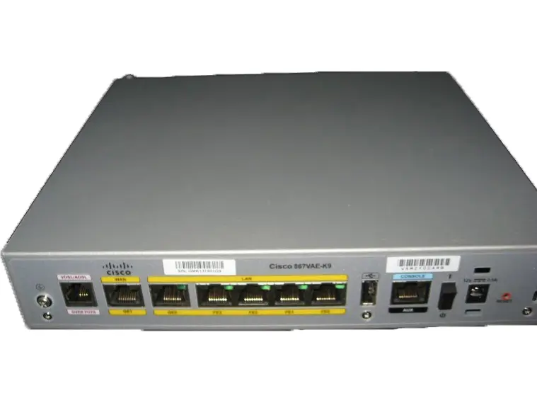 CISCO867VAE-PCI-K9 Cisco VPN маршрутизатор WAN 1 x GE, LAN 4 x FE CISCO867VAE-PCI-K9 Cisco VPN маршрутизатор WAN 1 x GE, LAN 4 x FE