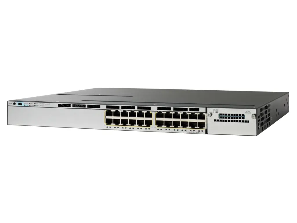 WS-C3750X-24T-L Cisco Catalyst сетевой коммутатор 24 x GE RJ-45, 2+ уровня LAN Base WS-C3750X-24T-L Cisco Catalyst сетевой коммутатор 24 x GE RJ-45, 2+ уровня LAN Base