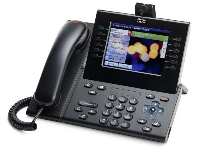 CP-9971-CL-CAM-K9 Cisco IP видеотелефон, 6 линий, 2 x GE RJ-45, Color LCD 640х480, SIP, PoE CP-9971-CL-CAM-K9 Cisco IP видеотелефон, 6 линий, 2 x GE RJ-45, Color LCD 640х480, SIP, PoE