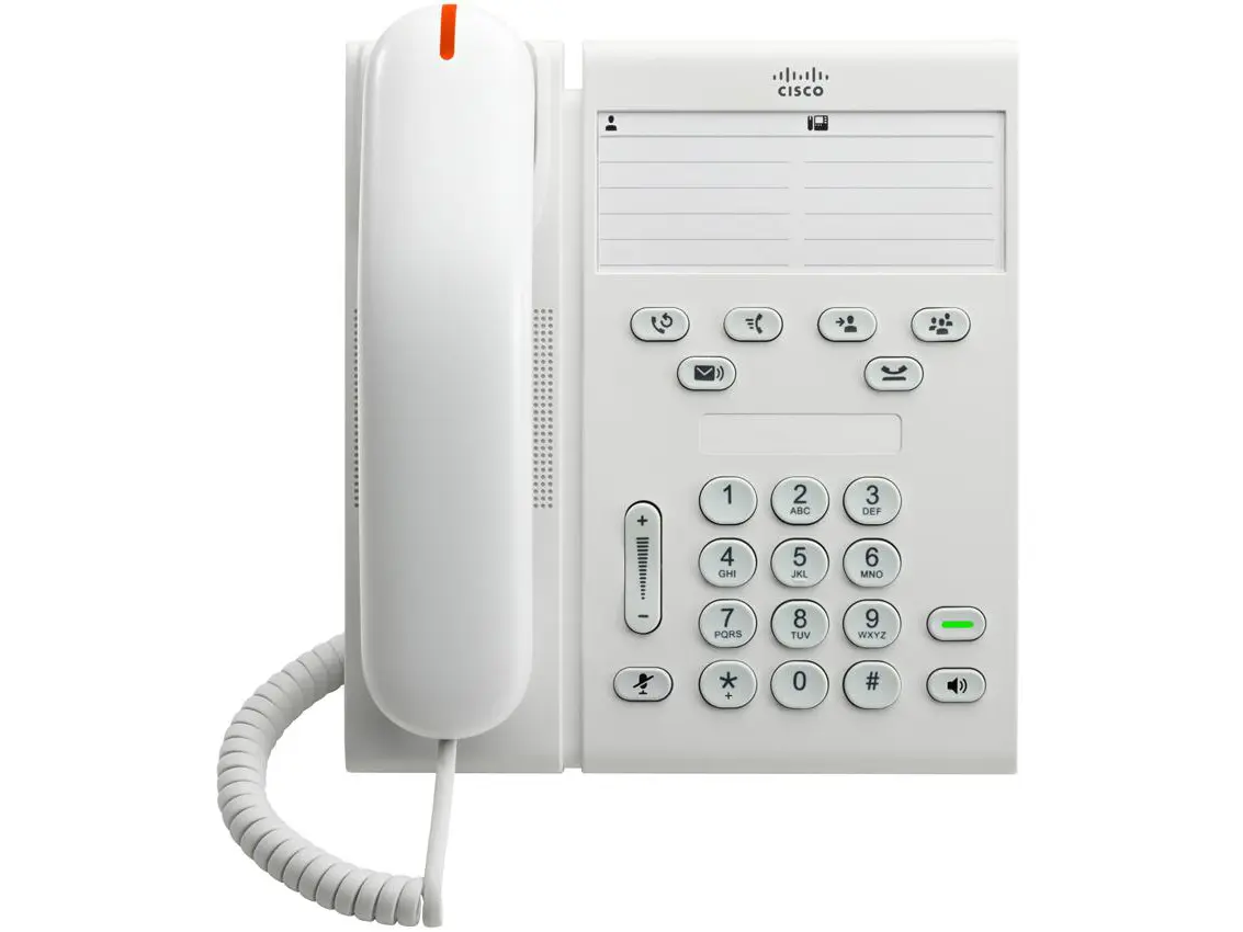 CP-6911-WL-K9 Cisco IP телефон, 1 линия SIP\SCCP, 2 x FE PoE, NO LCD CP-6911-WL-K9 Cisco IP телефон, 1 линия SIP\SCCP, 2 x FE PoE, NO LCD