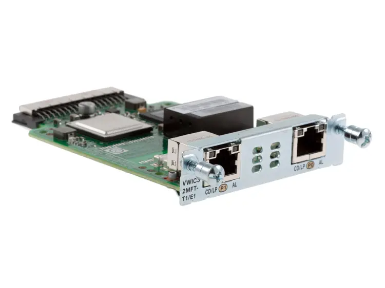 VWIC3-2MFT-T1/E1 Cisco модуль VWIC3 голосовой 2 x T1/E1 G.704 RJ-45