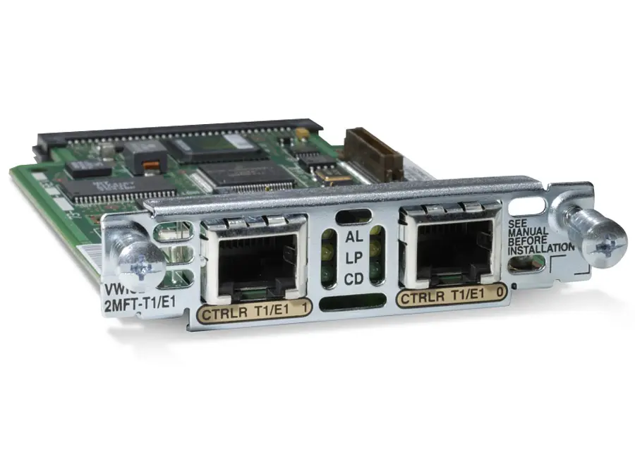 VWIC2-2MFT-T1/E1 Cisco модуль VWIC2 голосовой 2 x T1/E1 G.704 RJ-45