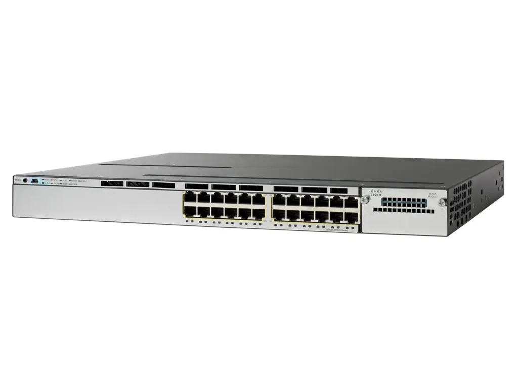 WS-C3750X-24P-S Cisco Catalyst PoE+ коммутатор 24 x GE RJ-45. IP Base WS-C3750X-24P-S Cisco Catalyst PoE+ коммутатор 24 x GE RJ-45. IP Base