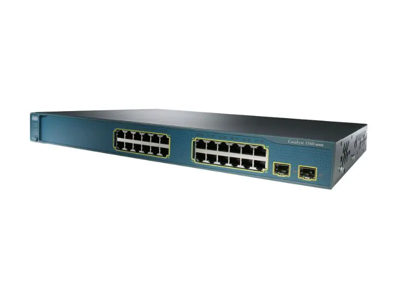 WS-C3560V2-24PS-S Cisco Catalyst PoE коммутатор 24 x FE RJ-45, 2 x SFP. IP Base WS-C3560V2-24PS-S Cisco Catalyst PoE коммутатор 24 x FE RJ-45, 2 x SFP. IP Base