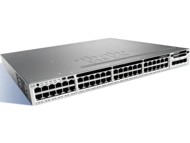 WS-C3850-48T-E Cisco Catalyst сетевой коммутатор 48 x GE RJ-45, IP Services
