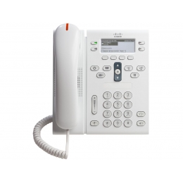 CP-6941-W-K9 Cisco IP телефон , 4 линии SIP\SCCP, 2 x FE PoE, LCD 396x162 BW, гарнитура RJ-9