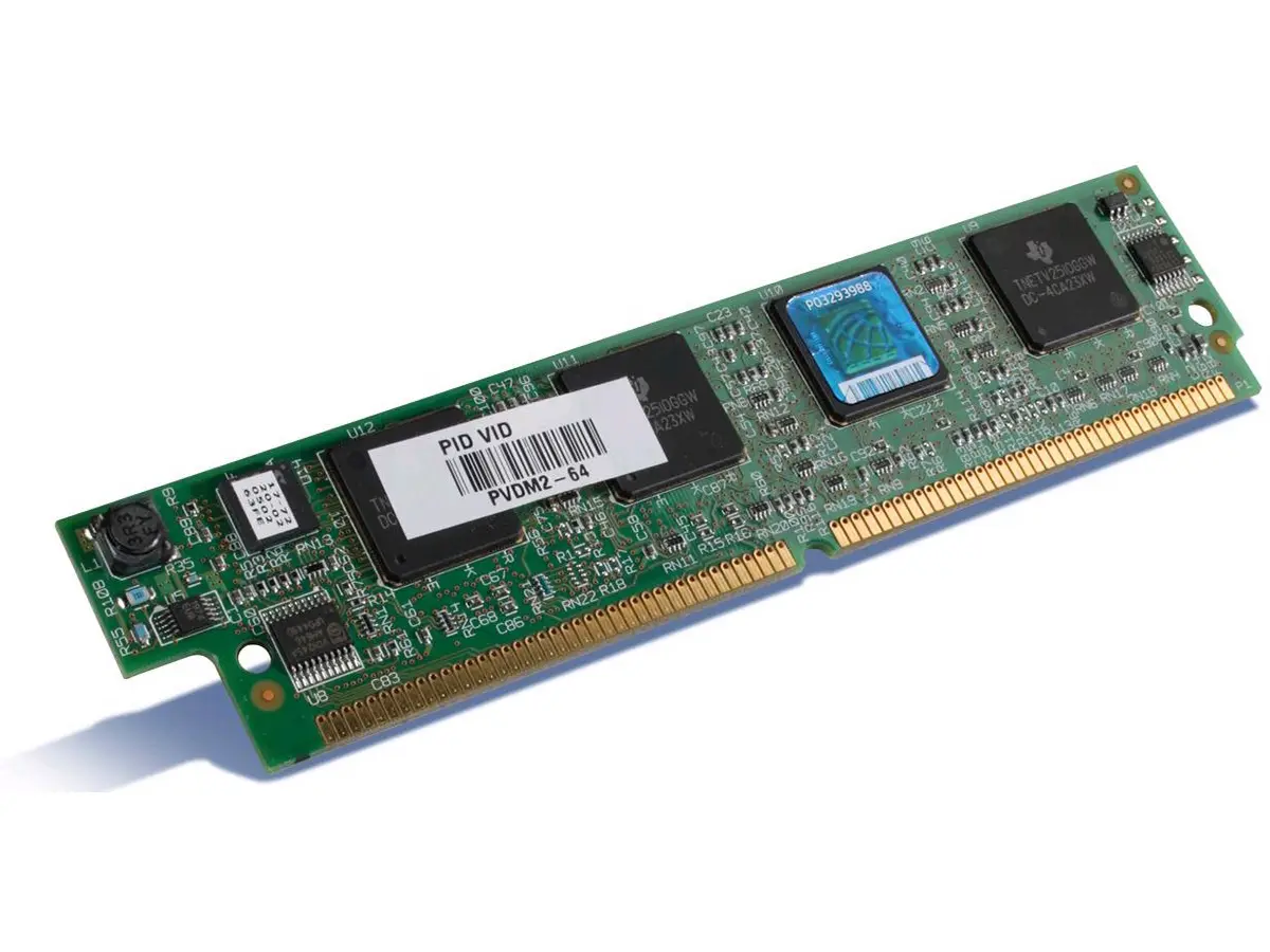 PVDM2-64 Cisco модуль цифровой обработки сигналов для маршрутизаторов с 64 каналами