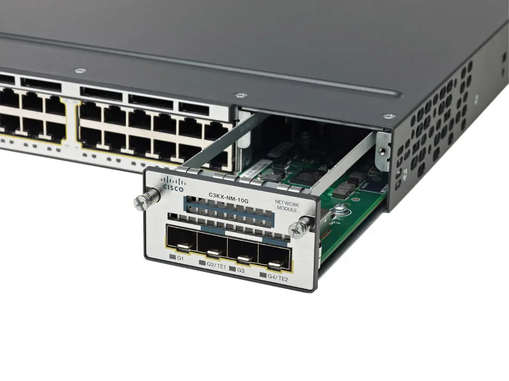 C3KX-NM-1G Cisco сетевой модуль расширения на 4 порта SFP 10/100/1000