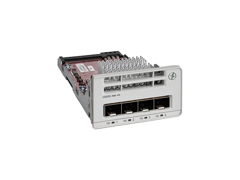 C9200-NM-4X Cisco сетевой модуль для коммутаторов Catalyst C9200, 4 x SFP