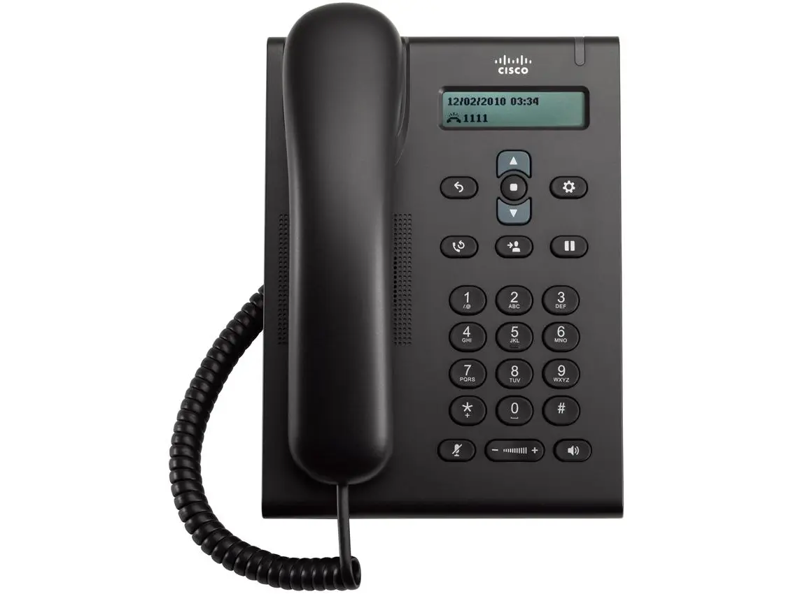 CP-3905 Cisco IP телефон 1 линия SIP, 2 x FE PoE, LCD 128х32 BW CP-3905 Cisco IP телефон 1 линия SIP, 2 x FE PoE, LCD 128х32 BW