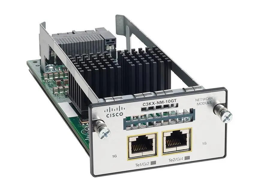 C3KX-NM-10GT Cisco модуль коммутаторов серии Cisco 3750X c 2 медными портами 10 Гбит/с