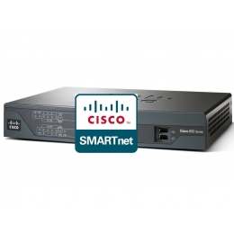 CON-SNT-CSCO881P Cisco SMARTnet сервисный контракт маршрутизатора CISCO881 PCI 8X5XNBD 1год