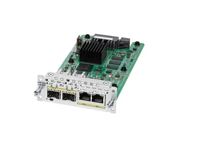 NIM‑2GE-CU-SFP Cisco модуль NIM коммутатор COMBO 2 x GE RJ-45, 2 x SFP, dual-mode RJ45 & SFP