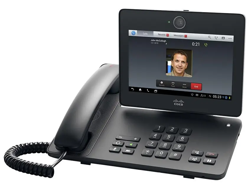 CP-DX650-K9 Cisco DX650 IP видеотелефон 1 x SIP, Touch LCD 7" 1024х600, 2 x GE PoE, Bluetooth, WIFI