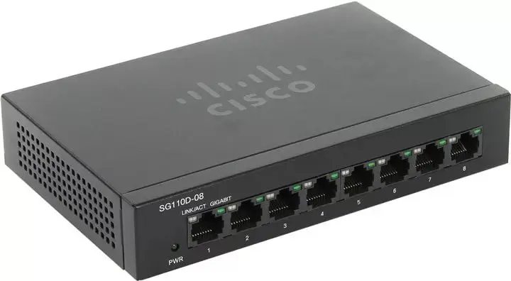 Коммутатор неуправляемый Cisco SB SF110D-08-EU Коммутатор неуправляемый Cisco SB SF110D-08-EU