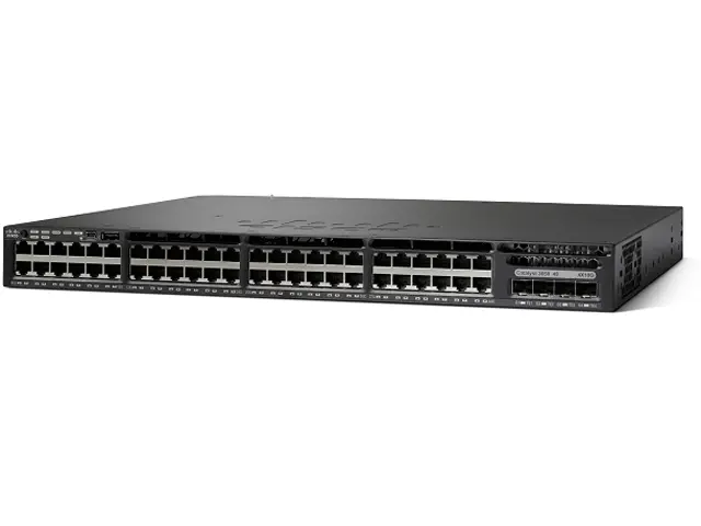 WS-C3650-48FS-S Cisco Catalyst PoE+ коммутатор 48 x GE RJ-45 (775W), 4 х SFP, IP Base