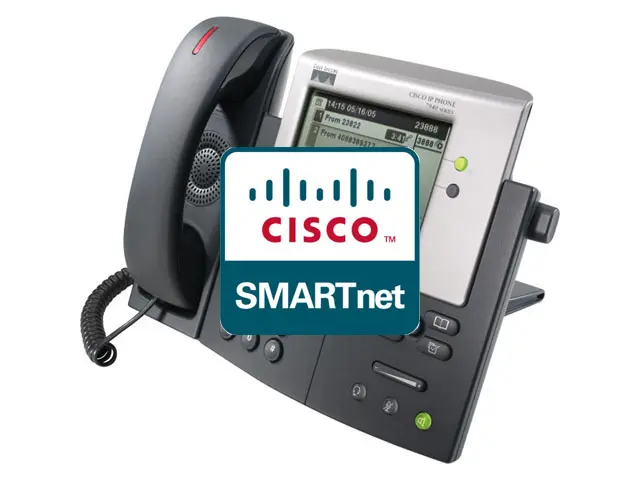 CON-SNT-CP791EOS Cisco SMARTnet сервисный контракт IP телефона Cisco 7941G 8X5XNBD 1год