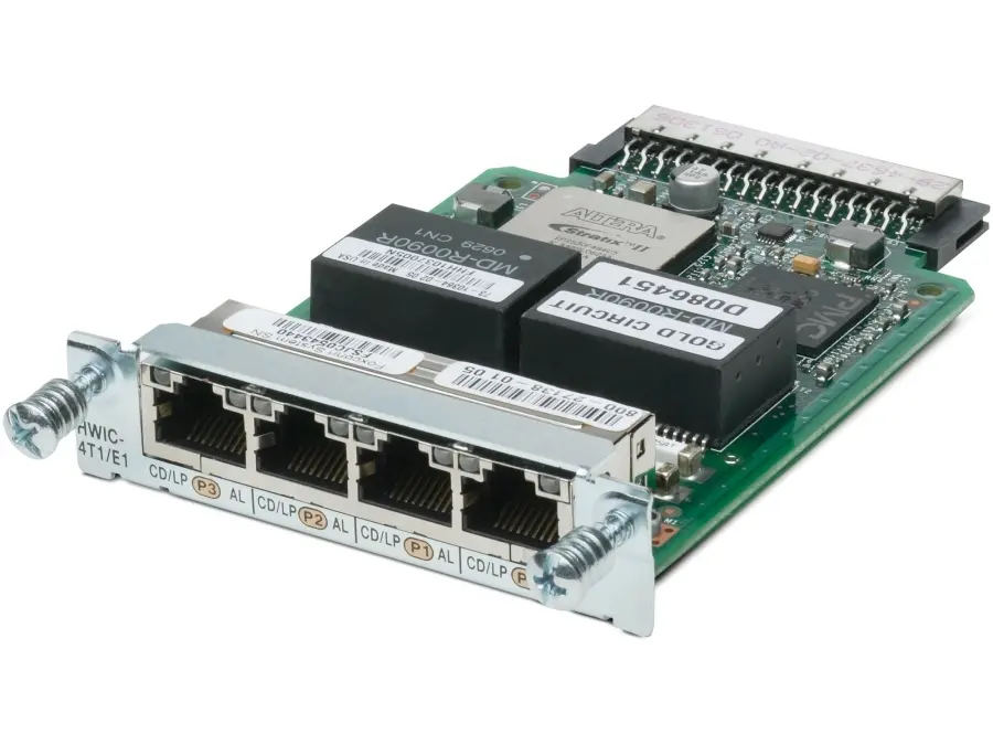 HWIC-4T1/E1 Cisco модуль HWIC интерфейсный 4 x E1/T1 G.703/G.704 RJ-45