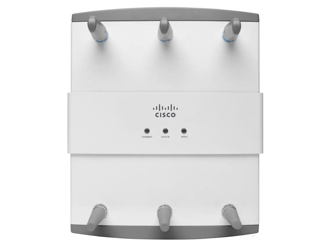 AIR-AP1252AG-A-K9 Cisco WIFI внутренняя точка с внешними антеннами 2.4/5 GHz, 802.11a/b/g/n