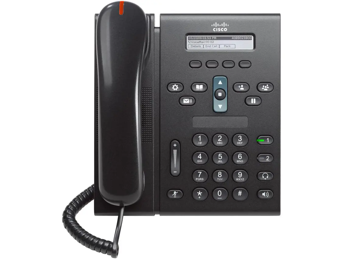 CP-6921-CL Cisco IP телефон, 2 линии SIP\SCCP, 2 x FE PoE, LCD 396x81 BW, гарнитура RJ-9 CP-6921-CL Cisco IP телефон, 2 линии SIP\SCCP, 2 x FE PoE, LCD 396x81 BW, гарнитура RJ-9