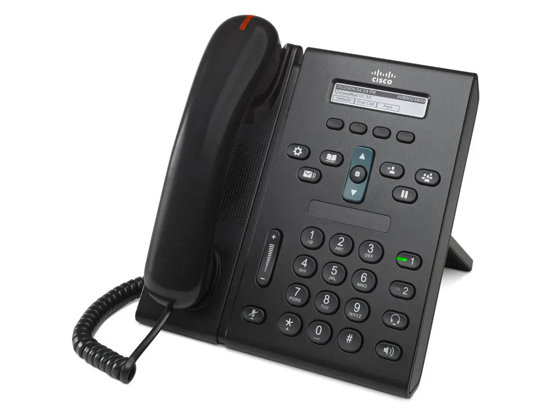 CP-6921-CL Cisco IP телефон, 2 линии SIP\SCCP, 2 x FE PoE, LCD 396x81 BW, гарнитура RJ-9 CP-6921-CL Cisco IP телефон, 2 линии SIP\SCCP, 2 x FE PoE, LCD 396x81 BW, гарнитура RJ-9