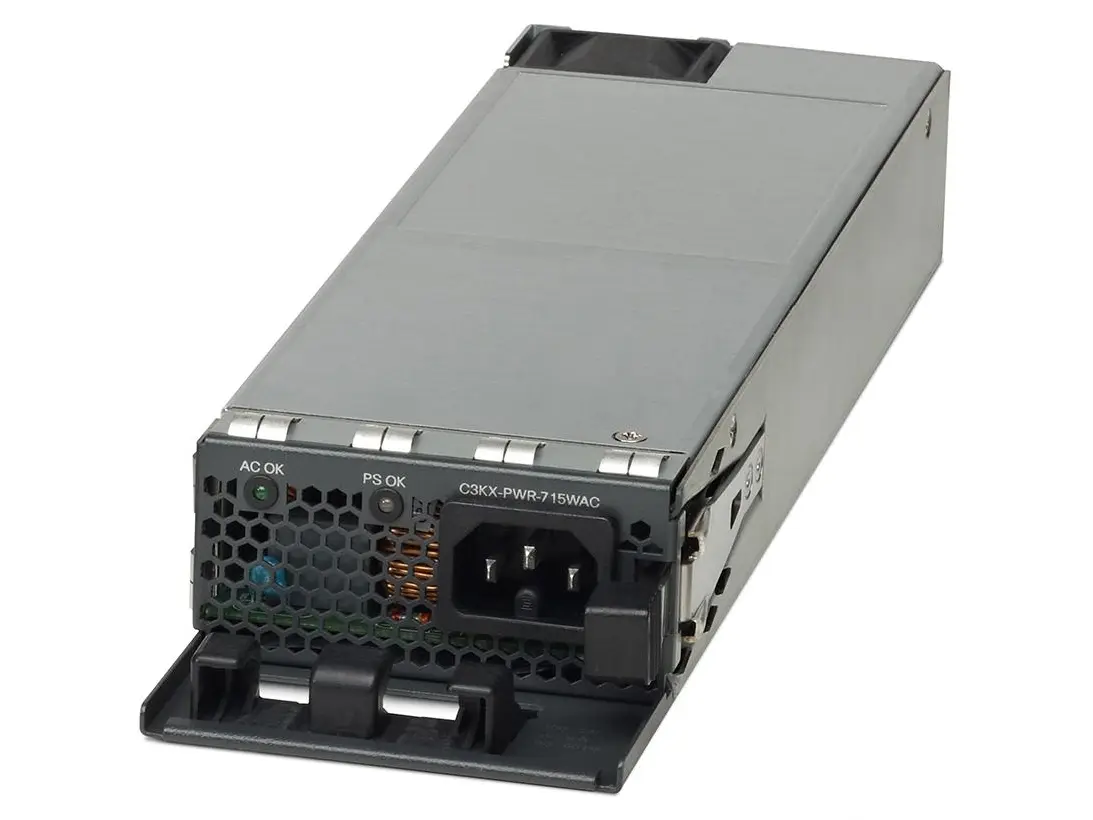 Блок питания Cisco C3KX-PWR-715WAC с мощностью 715 Вт