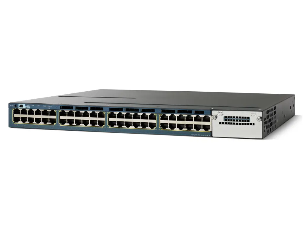 WS-C3560X-48P-L Cisco Catalyst Switch LAN Base PoE коммутатор 2 уровня 48 x GE RJ-45 WS-C3560X-48P-L Cisco Catalyst Switch LAN Base PoE коммутатор 2 уровня 48 x GE RJ-45