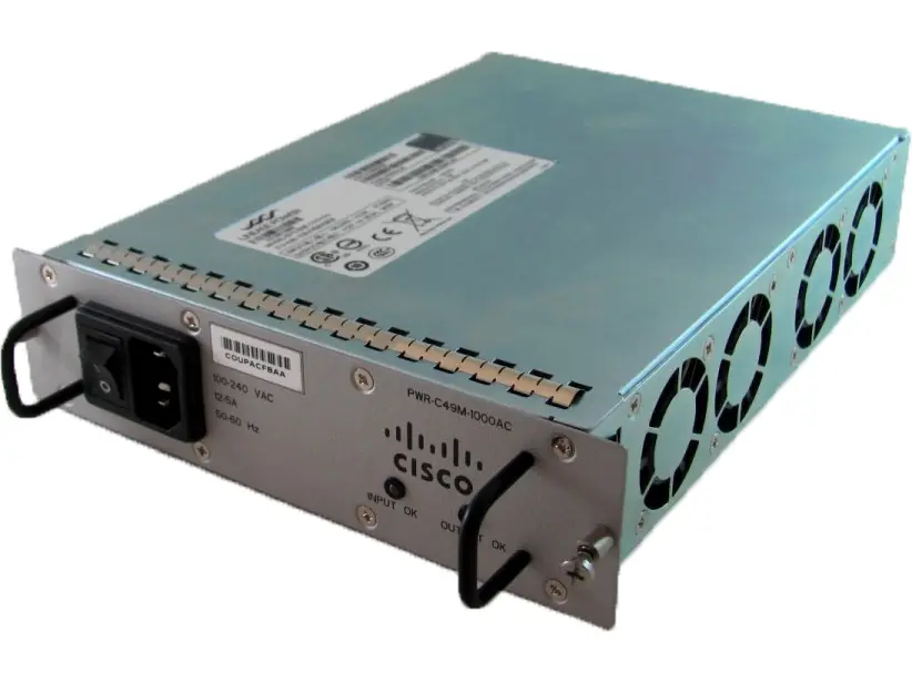PWR-C49M-1000AC Cisco блок питания для коммутатора Catalyst 4900M напряжние 220 Вт, мощность 1000 W