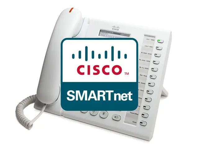 CON-SNT-61WLK Cisco SMARTnet сервисный контракт IP телефона Cisco 6961-WL 8X5XNBD 1год