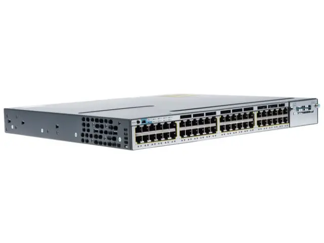 WS-C3750X-48PF-E Cisco Catalyst PoE+ коммутатор 48 портов 10/100/1000 Мбит/с 3 уровень IP Services