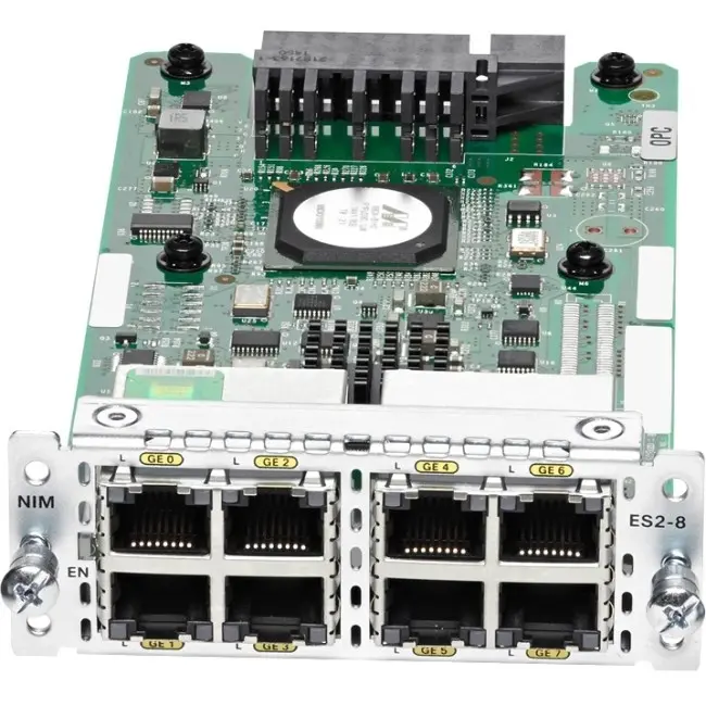 NIM-ES2-8-P Cisco PoE/PoE+ модуль NIM коммутатор PoE (30W) 8 x GE RJ-45