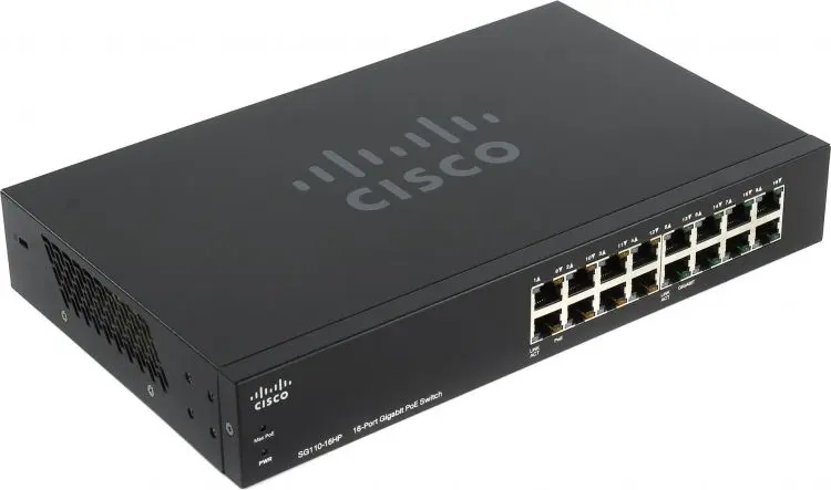 Коммутатор PoE Cisco SB SG110-16HP-EU